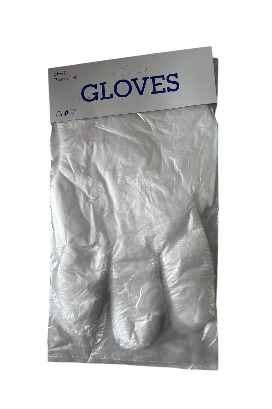 Перчатки полиэтиленовые "Gloves" 100 шт.