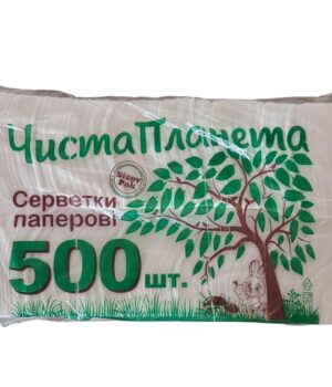 Салфетки бумажные белые (500 шт. в пачке)